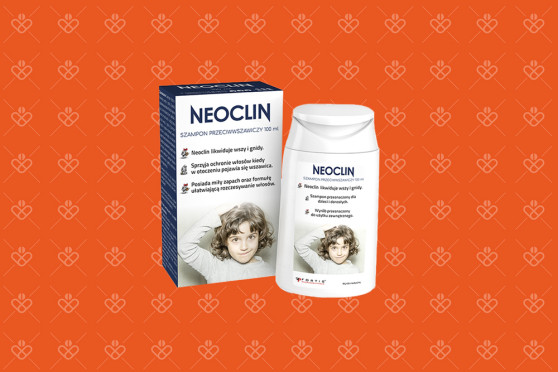 Neoclin — opakowanie szamponu przeciwwszawiczego z grzebykiem, 100 ml
