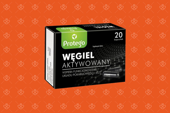 Protego Węgiel Aktywowany — opakowanie kapsułek, 20 sztuk