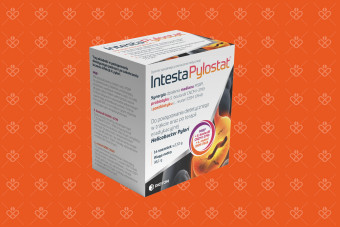 Intesta Pylostat - opakowanie 14 saszetek intesta z maślanem sodu i probiotykiem przy helicobacter