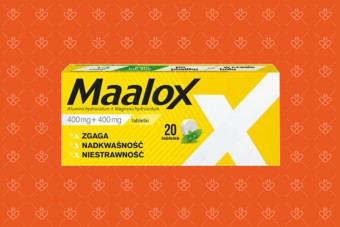 Maalox 20 tabletek