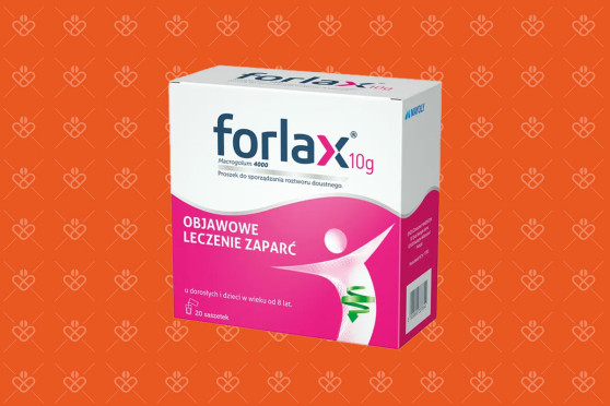 Forlax 10 g, proszek do sporządzania roztworu doustnego, opakowanie 20 saszetek