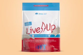 LiveUp, białko z kreatyną, 280g, Olimp, smak waniliowy