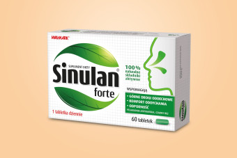 Sinulan Forte, 60 tabletek na zdrowe zatoki