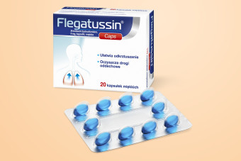 Flegatussin Caps, lek na kaszel mokry, 20 kapsułek