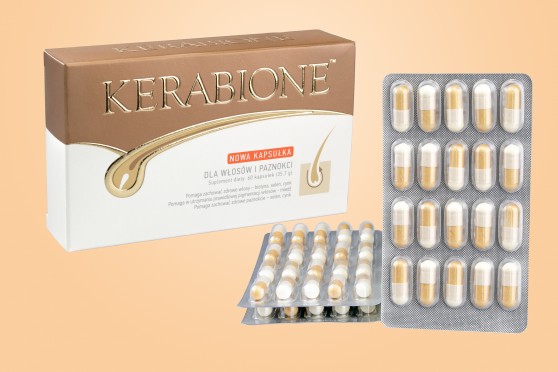 Kerabione, 60 kapsułek, na włosy, skórę i paznokcie